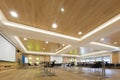 Wooden architecture of modern conference room