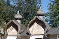 Wooden architecture in Velikiy Novgorod, Russia