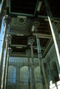 Wooden archway and ceiling detail Royalty Free Stock Photo