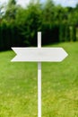 Wooden arrow sign Royalty Free Stock Photo