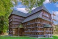 Wooden church in Hronsek, Slovakia Royalty Free Stock Photo