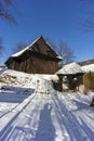 Wooden articular church of Lestiny, UNESCO site, Slovakia Royalty Free Stock Photo