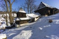 Wooden articular church of Lestiny, UNESCO site, Slovakia Royalty Free Stock Photo