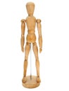 Wooden Artist dummy model Royalty Free Stock Photo