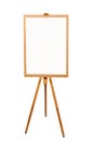 Wooden artist easel Royalty Free Stock Photo