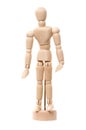 Wooden artist mannequin Royalty Free Stock Photo