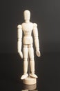 Wooden artist mannequin Royalty Free Stock Photo