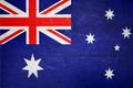 Wooden Australian flag background