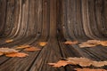 Wooden Autumn Background