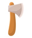 wooden axe design Royalty Free Stock Photo