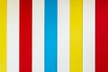 Wooden background in colored stripes