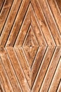 Wooden background concentric rhombs shape