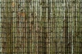 The Wooden background covered in tree bark Royalty Free Stock Photo