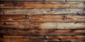 wooden background in dark brown tones in an antique style and beautiful texture. Horizontal boards. Flat layout, top Royalty Free Stock Photo