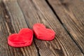 Wooden background with heart. Love theme, valentine. Desk