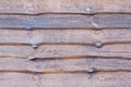 Wooden background of rough, uncouth planks