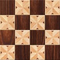 Wooden background, squares in a checkerboard pattern Royalty Free Stock Photo