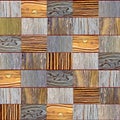 Wooden background texture pieces of colored wood, dark, light. For the background