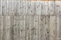 Wooden background, wall of thin boards with lots of nails Royalty Free Stock Photo