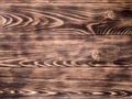 Wooden background from wood pine burnt paint brush abstract texture Royalty Free Stock Photo