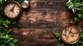 A wooden background with Royalty Free Stock Photo