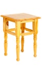 Wooden backless stool