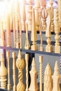 Wooden balusters for stairs