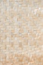 Wooden bamboo mat texture abstract background Royalty Free Stock Photo