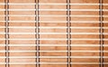 Wooden bamboo napkin Royalty Free Stock Photo