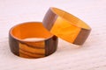 Wooden bangles Royalty Free Stock Photo