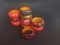 Wooden bangles ethnic jewelry from India.