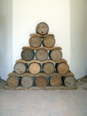 Wooden Barrels Royalty Free Stock Photo