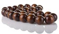 Wooden beads Royalty Free Stock Photo