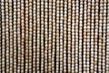 Wooden beads background Royalty Free Stock Photo