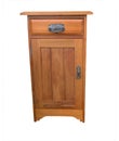 Wooden Bedside Cabinet Royalty Free Stock Photo