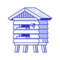 Wooden Bee House Icon