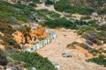 Wooden beehives, Crete Island Royalty Free Stock Photo