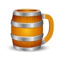 Wooden Beer Mug Royalty Free Stock Photo