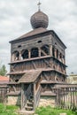 Wooden belfry in Hronsek, Slovakia Royalty Free Stock Photo