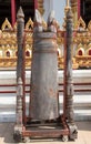 Wooden bells ancient at Phrathat Kham Kaen,Khon Kaen,Thailand