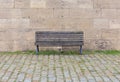 A wooden bench Royalty Free Stock Photo