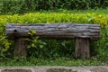 Wooden bench, object