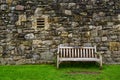 Wooden Bench At Richmond Castle