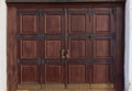 Wooden big ancient door