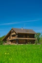 Wooden big house Royalty Free Stock Photo