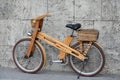 Wooden bike Royalty Free Stock Photo