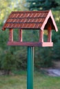 Wooden bird box