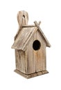 Wooden Bird House Royalty Free Stock Photo