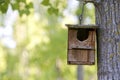 Wooden birdhouse