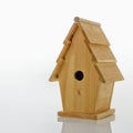 Wooden birdhouse. Royalty Free Stock Photo